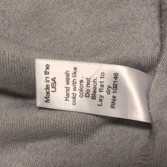 Michael Stars Velvet Pullover Dress Silver M - Picture 12 of 13